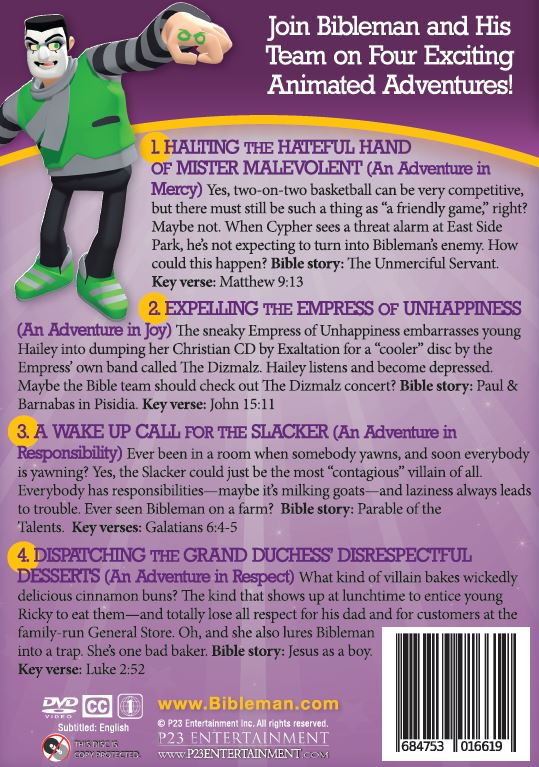 Bibleman: Halting The Hateful Hand of Mister Malevolent – The Book Nook: A  Christian Book & Gift Boutique